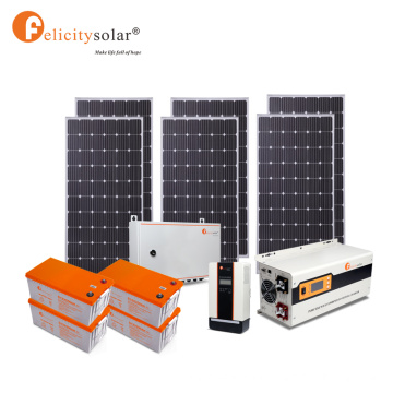 24 V 3KW Lithium Solar Power Track System Offgrid Solar System